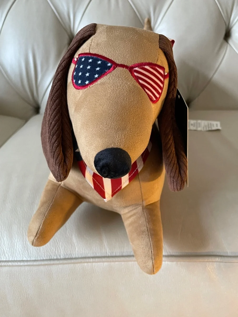 Dachshund American themed pillow from humane world for animals